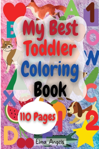 My Best Toddler Coloring Book