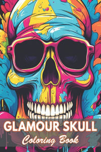 Glamour Skull Coloring Book