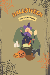 Halloween fun activity book
