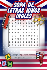 Sopa de Letras Niños Inglés