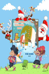 Christmas Coloring Book for Kids 4-8