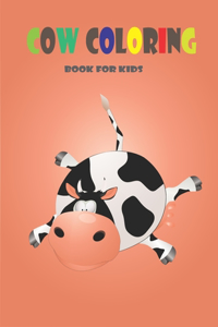 Cow coloring book for Kids