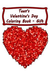 Teen's Valentine's Day Coloring Book - Gift