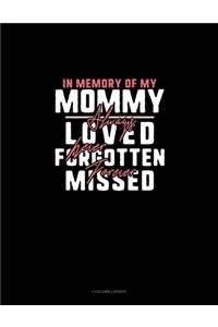 In Memory Of My Mommy Always Loved Never Forgotten Forever Missed