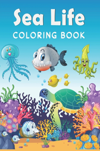 Sea Life Coloring Book