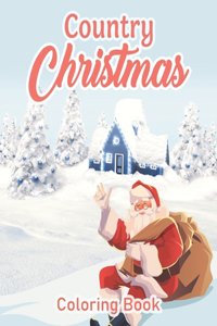 Country Christmas Coloring Book