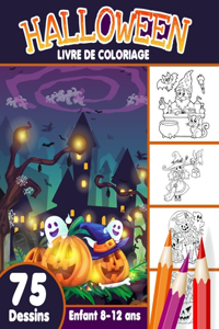 Halloween livre de coloriage enfant 8-12 ans