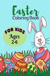 Easter Coloring Book For Kids Ages 2-6: 50 Fun Easter Coloring Image Book for Kids - Fun ESaaster bunny Coloring Books For Kids