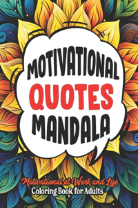 Motivational Quotes Coloring Book