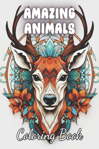 Amazing Animals Coloring Book