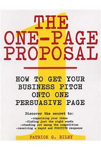 The One-Page Proposal
