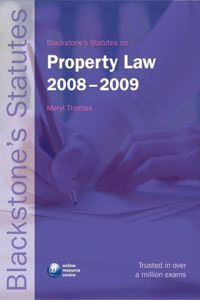 Blackstone's Statutes on Property Law