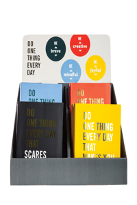 DO ONE THING HAPPY/CENTERS/ SCARES/INSPIRES MXD 16C DISPLAY