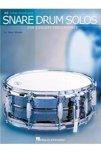 40 Intermediate Snare Drum Solos