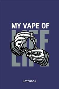 Vaporizer Vaping Art Graphic Notebook