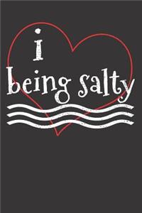 SALTY Notebook Journal: SALTY Notebook Journal College Ruled 6 x 9 120 Pages