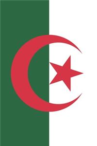 Algeria Travel Journal - Algeria Flag Notebook - Algerian Flag Book