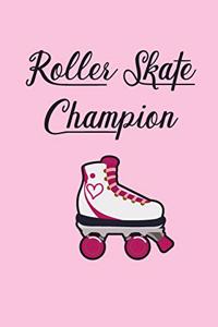 Roller Skate Champion Dot Grid Journal