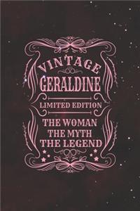 Vintage Geraldine Limited Edition the Woman the Myth the Legend