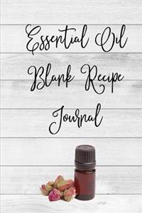 Essential Oil Blank Recipe Journal