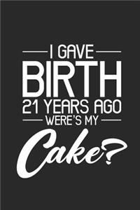 I Gave Birth 21 Years Ago Where's My Cake?