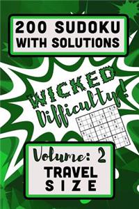200 Sudoku with Solutions - Wicked Difficulty!