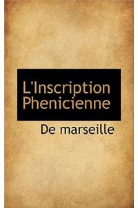 L'Inscription Phenicienne