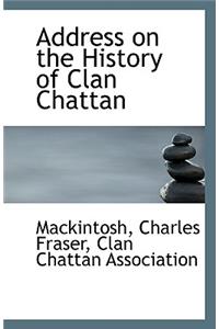 Address on the History of Clan Chattan