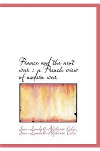 France and the Next War