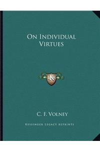 On Individual Virtues