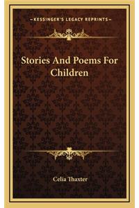 Stories and Poems for Children