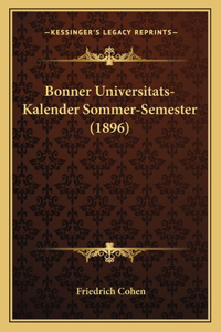 Bonner Universitats-Kalender Sommer-Semester (1896)