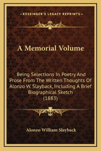 Memorial Volume