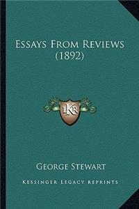 Essays From Reviews (1892)