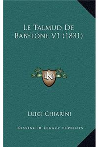 Talmud De Babylone V1 (1831)