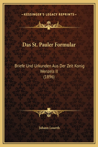Das St. Pauler Formular