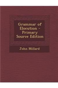 Grammar of Elocution