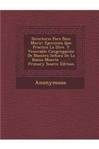 Directorio Para Bien Morir