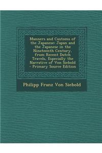 Manners and Customs of the Japanese