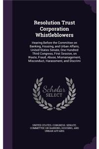 Resolution Trust Corporation Whistleblowers