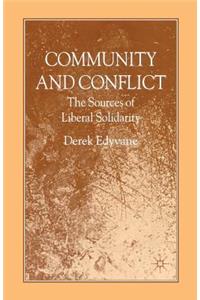 Community and Conflict
