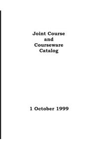 Joint Course and Courseware Catalog