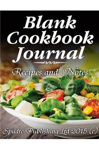 Blank Cookbook Journal