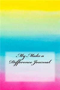 My Make a Difference Journal