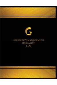 Emergency Management Specialist Log (Log Book, Journal - 125 pgs, 8.5 X 11 inche