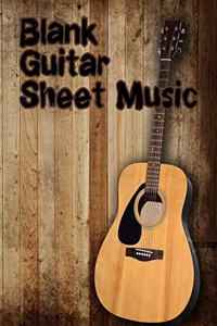 Blank Guitar Music Paper