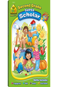 School Zone Second Grade Super Scholar Workbook