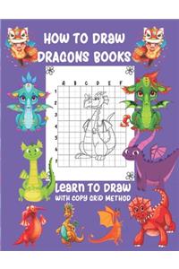How To Draw Dragons Books Learn To Draw with Copy Grid Method
