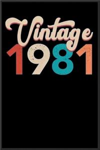 vintage retro 1981