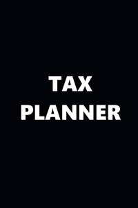 2020 Daily Planner Tax Planner Black White Design 388 Pages